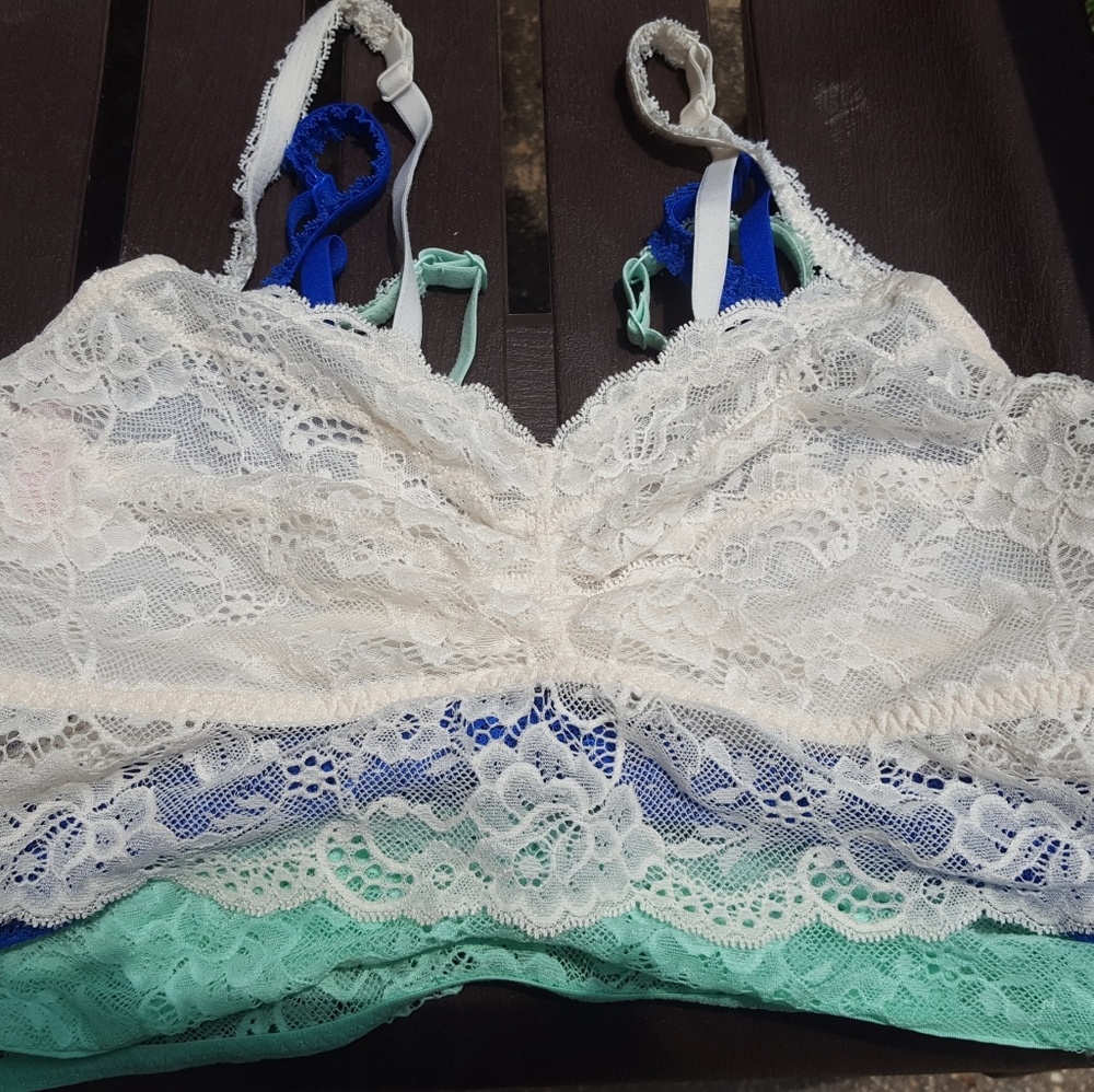 Victoria secret Pink Lace Bralettes